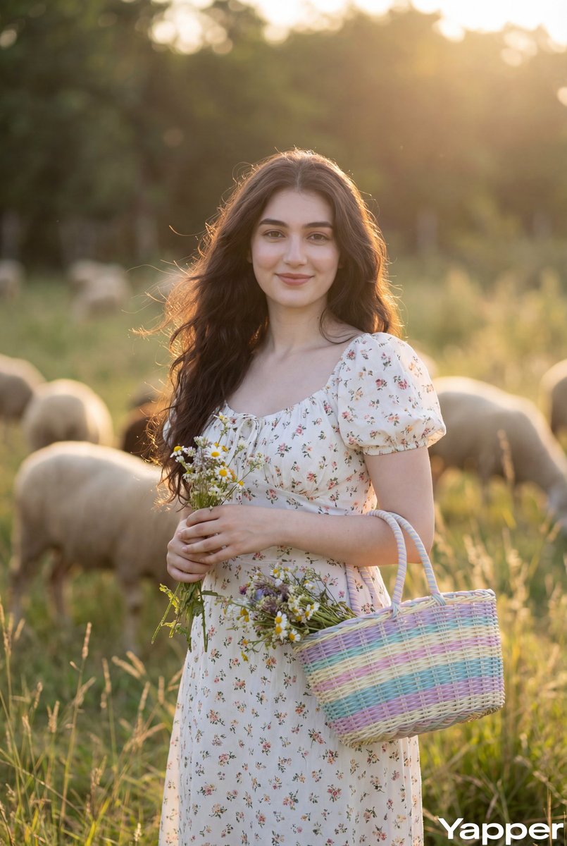 Cottagecore Pastoral Portrait Prompt 1