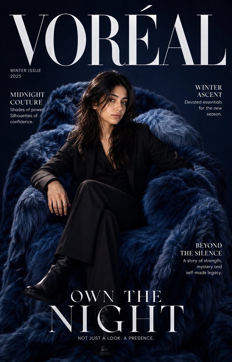 High Fashion Magazine Editorial Cover 1