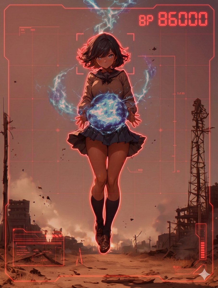 HUD battle power overlay for any character image 3