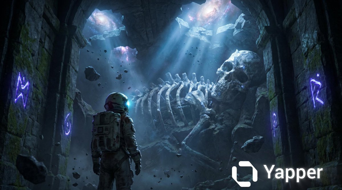Astronaut and Petrified Cosmic God 1
