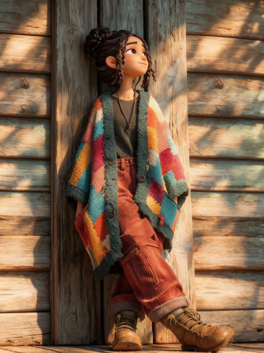 Pixar-Style 3D Girl Illustration Prompts 1