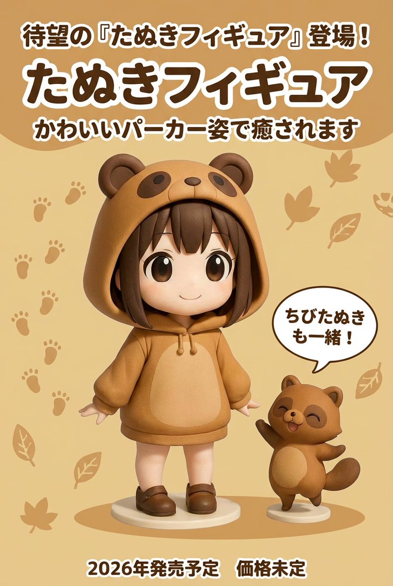 Product ad-style image for a raccoon figure 1