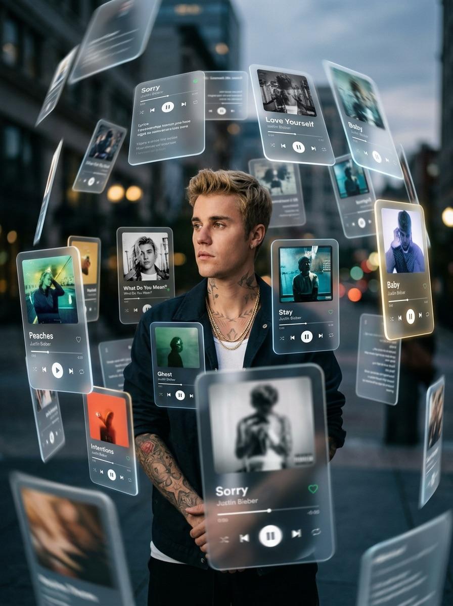 Drake with Orbiting Glass Music Interfaces 2