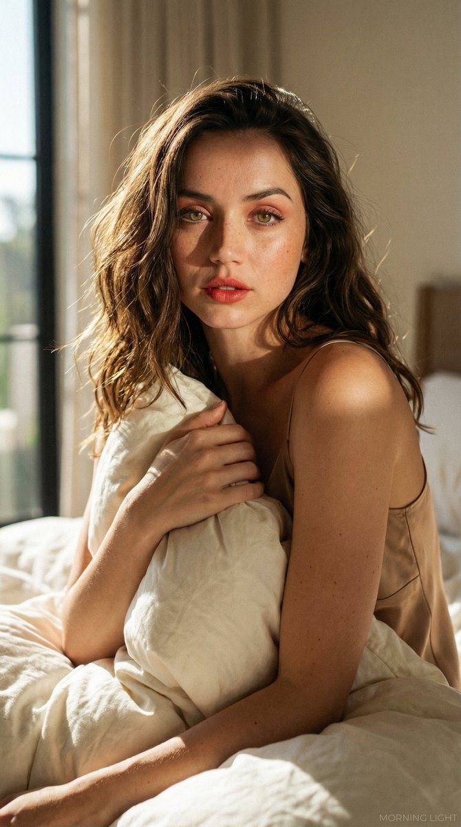 Sunlit Morning Cinematic Portrait with Natural Skin Texture 2