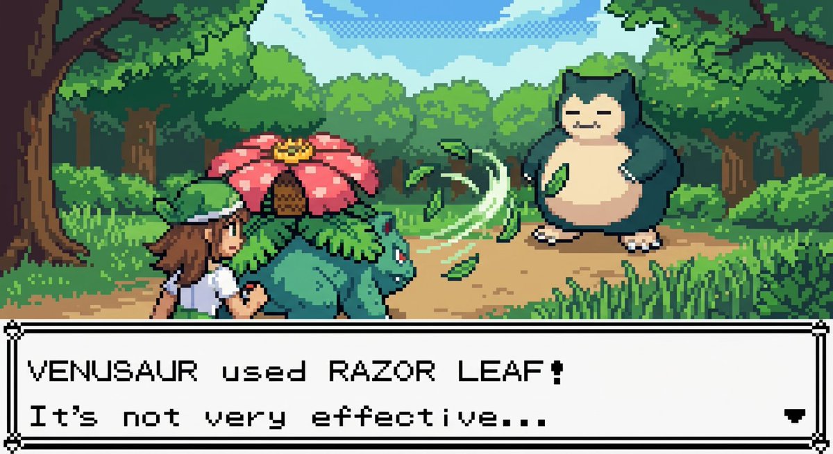New Pokémon pixel art battle scene 4