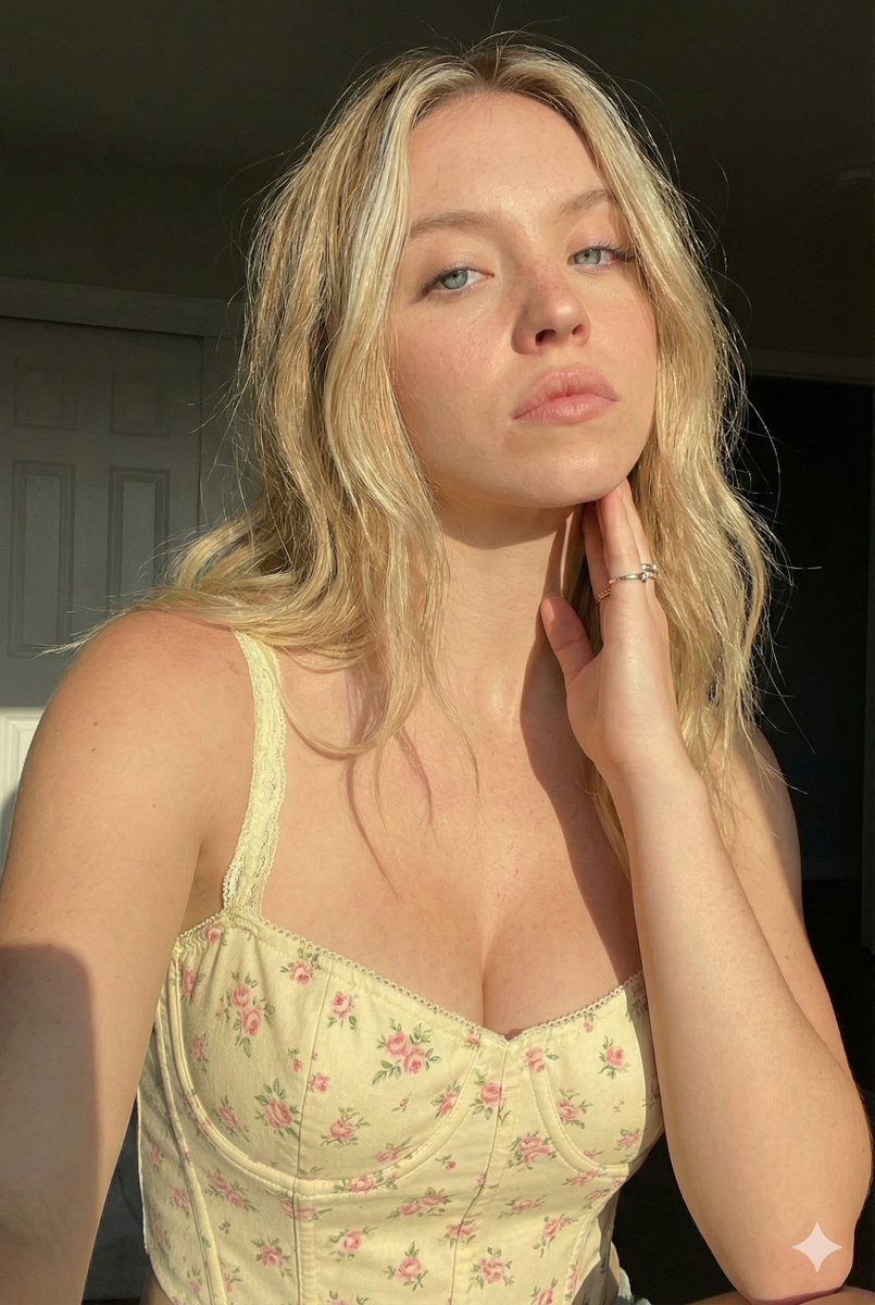 Golden Hour Freckled Portrait Prompt 2