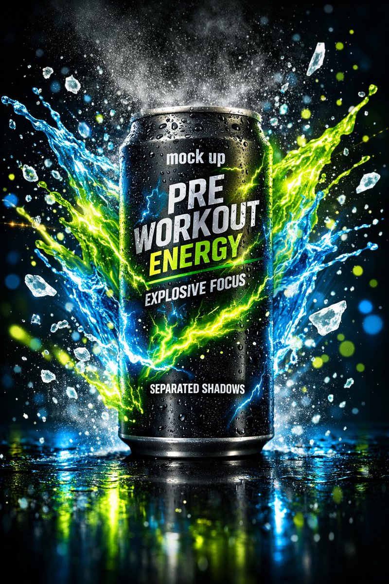 JSON Prompt for Hyper-Realistic Commercial Energy Drink Photography 2