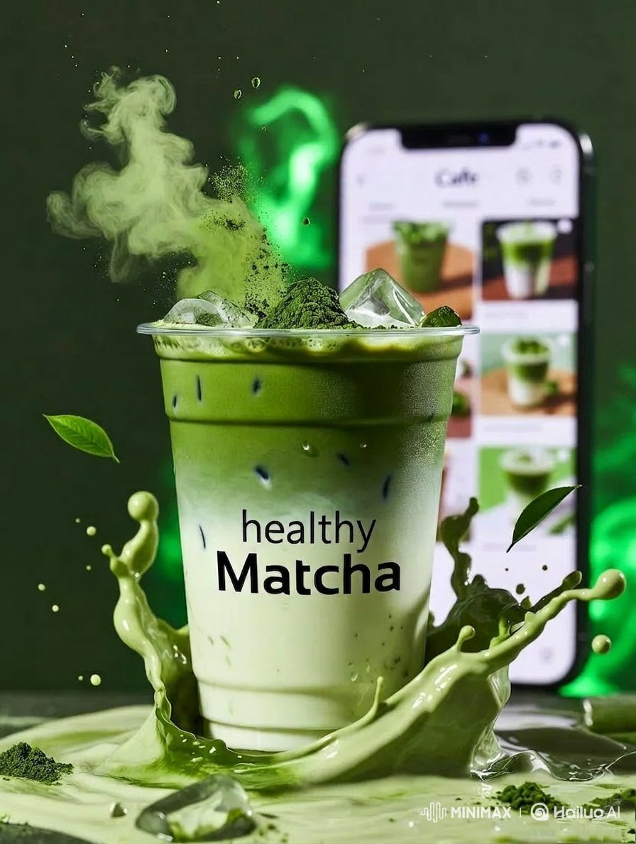 High-End Matcha Product Photography Prompt for Nano Banana 2 3