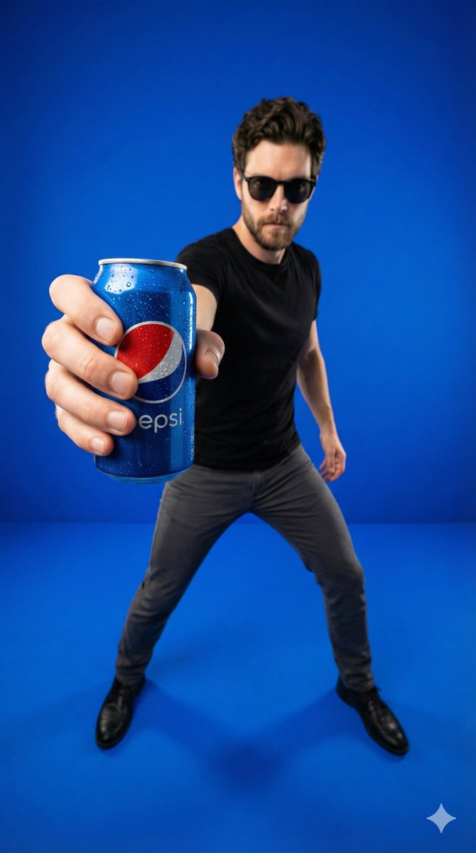 Wide-Angle Product Poster (Pepsi Can) 1