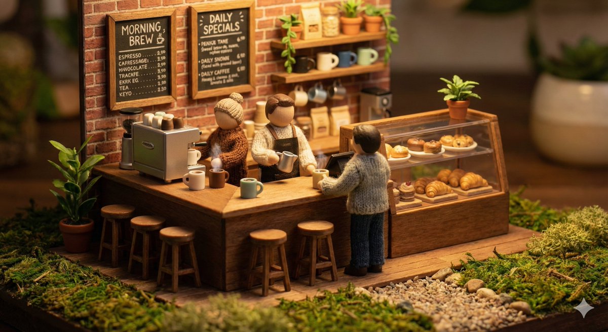 Everyday Life Tiny Diorama Prompt 3