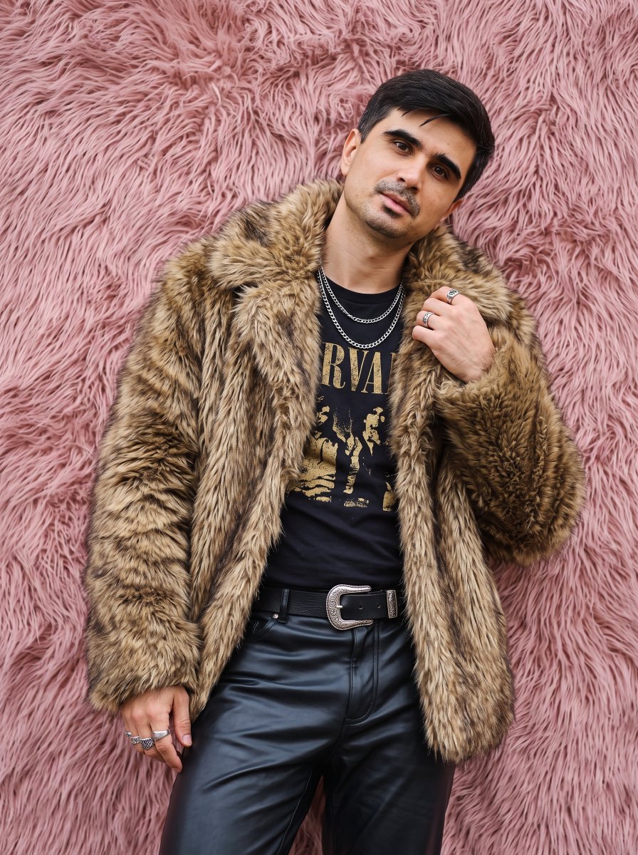 Faux Fur Fashion DSLR Portrait 1