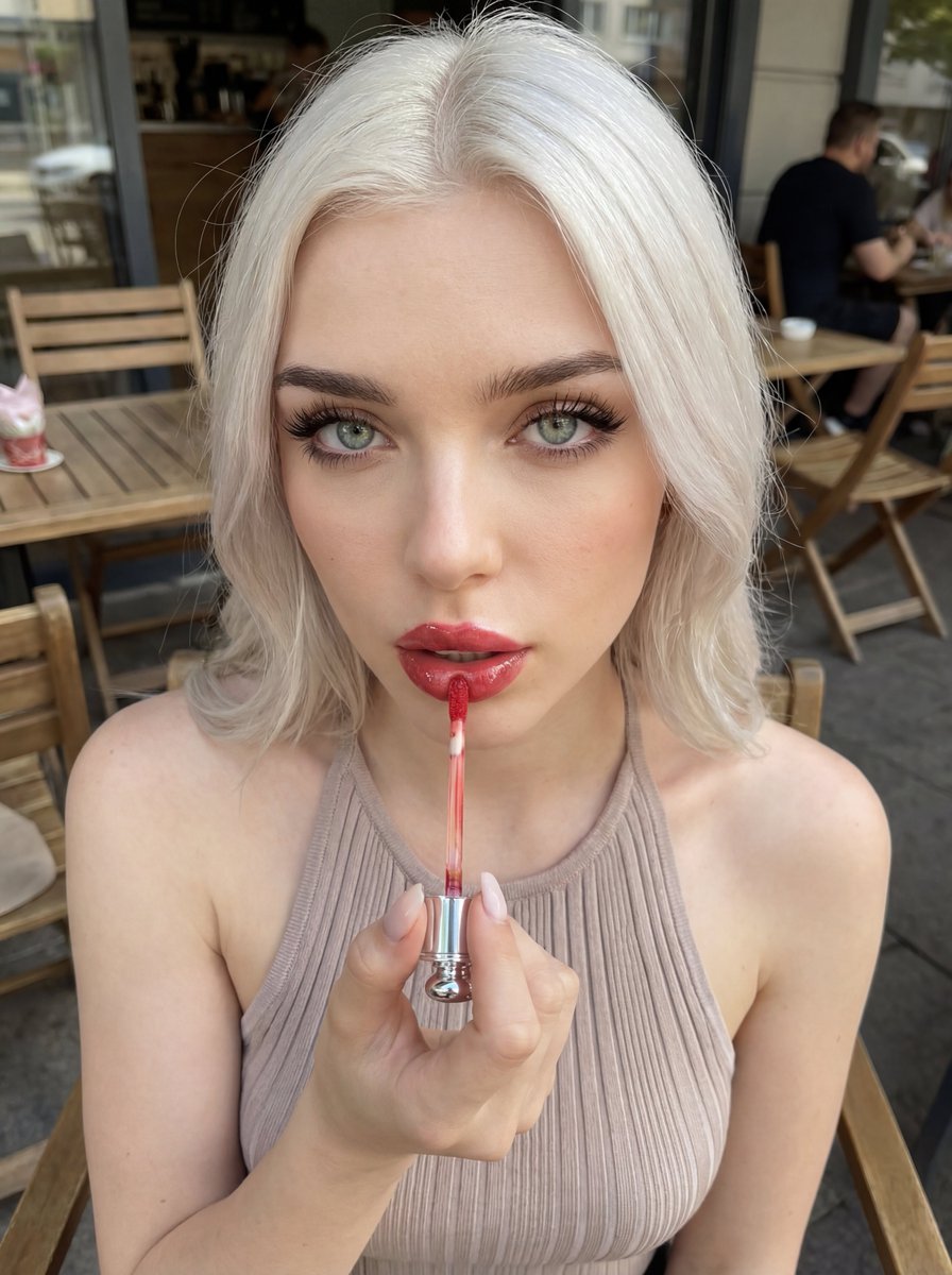 Candid Cafe Beauty Portrait 5