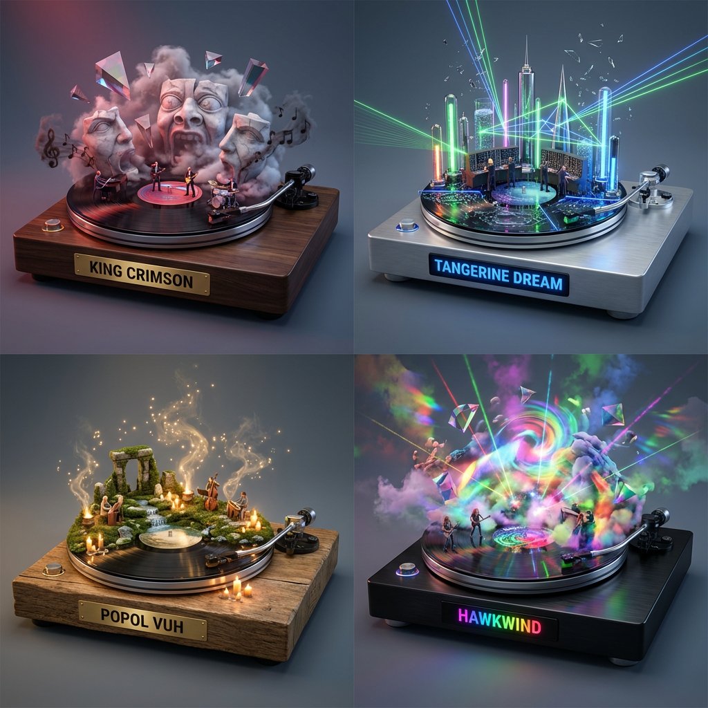Music Curation: Audio-Visual Dioramas for Pink Floyd Fans 1