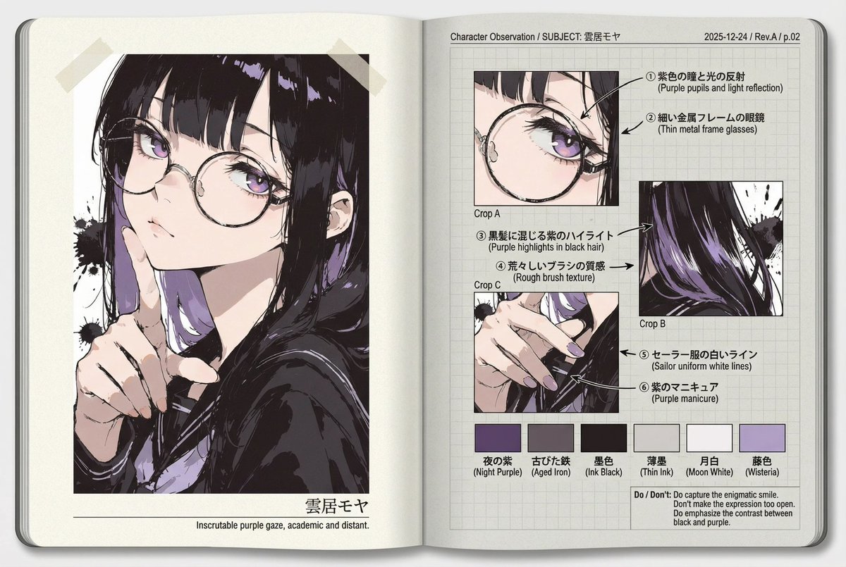 Research Notebook Art Book Template Prompt 1