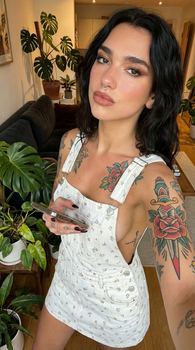 Photorealistic Tattooed Selfie Portrait (Structured JSON) 3