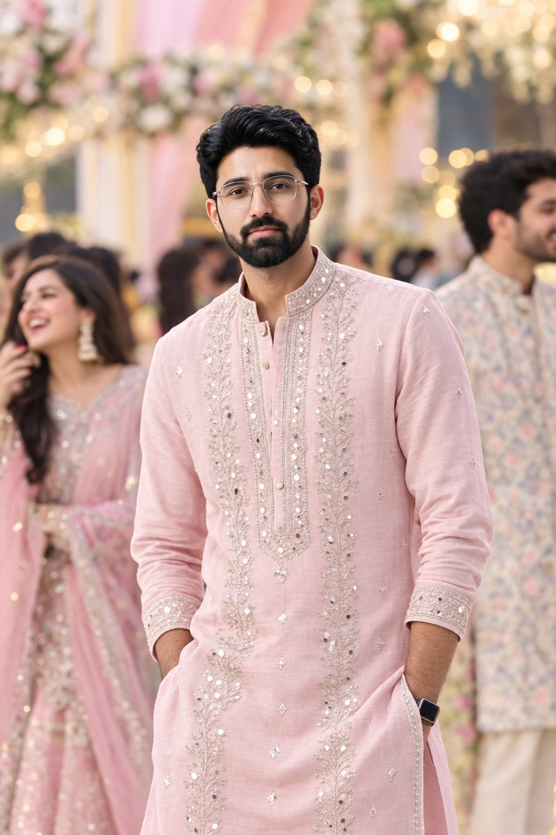 South Asian Wedding Portrait Prompt