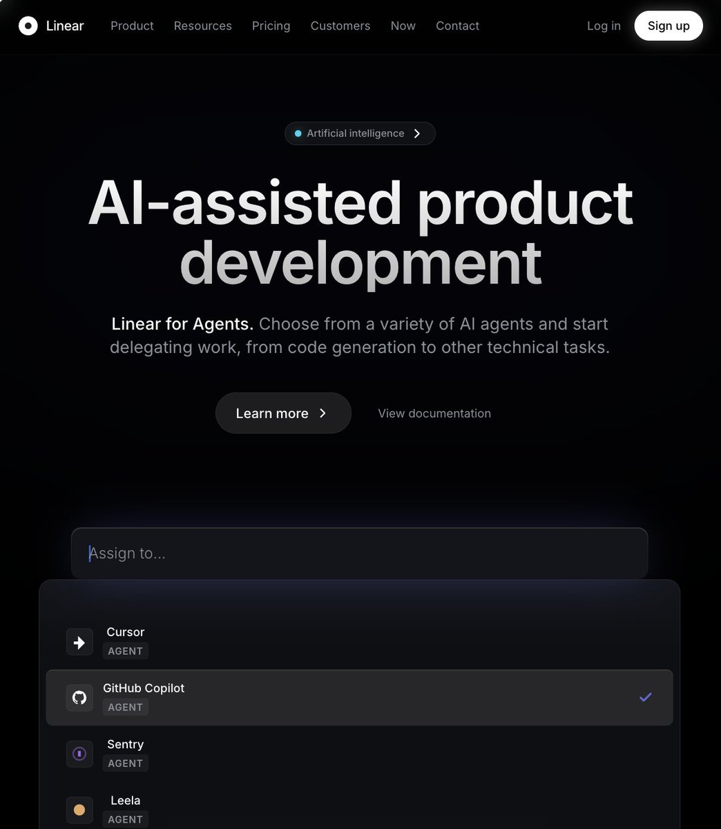 Hello world web page with Linear-style variants 3