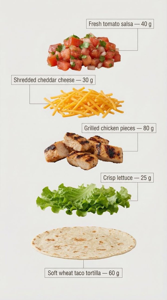 Exploded View Tacos Infographic for Marketing 1