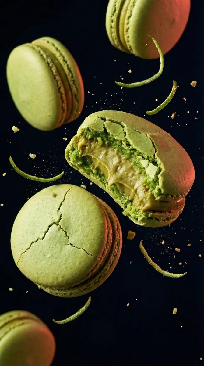 Luxury Floating Macarons Ad 3