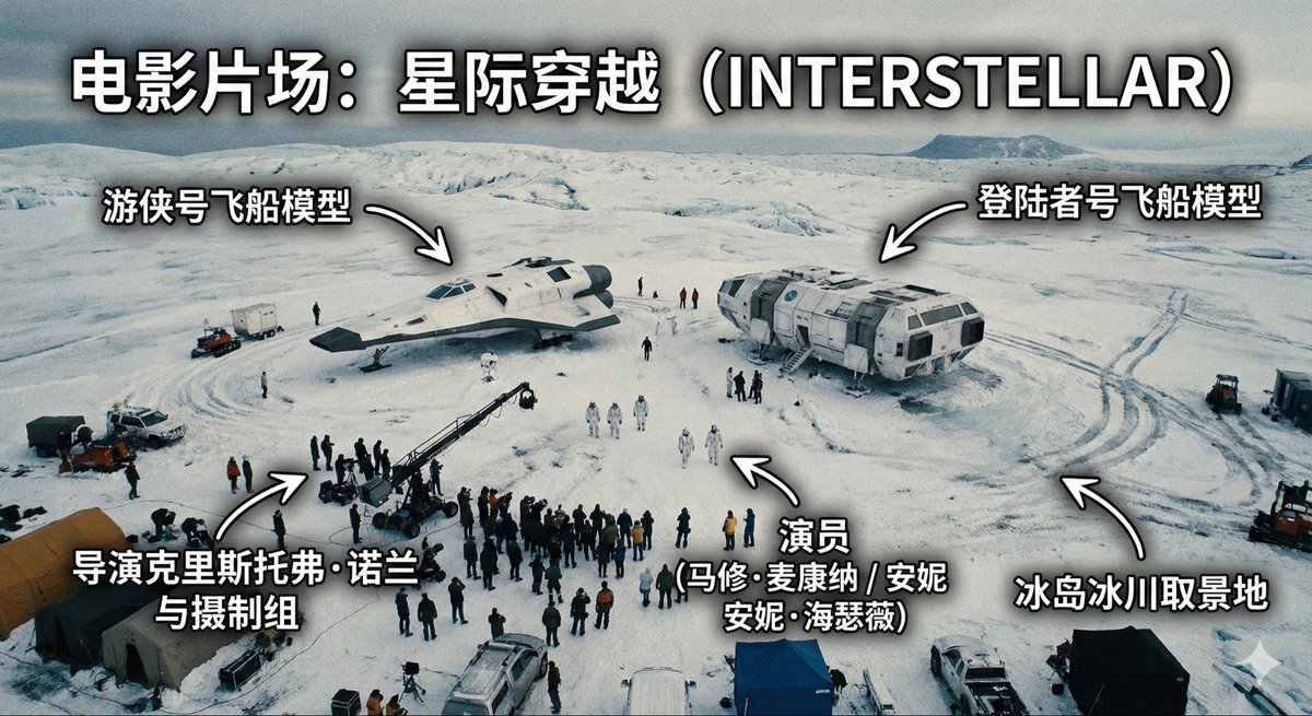 Aerial View of a Film Set 1