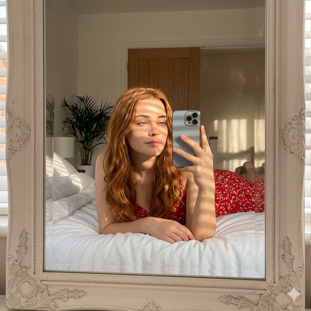 Aesthetic Mirror Selfie Prompt for Gemini Nano Banana Pro 2