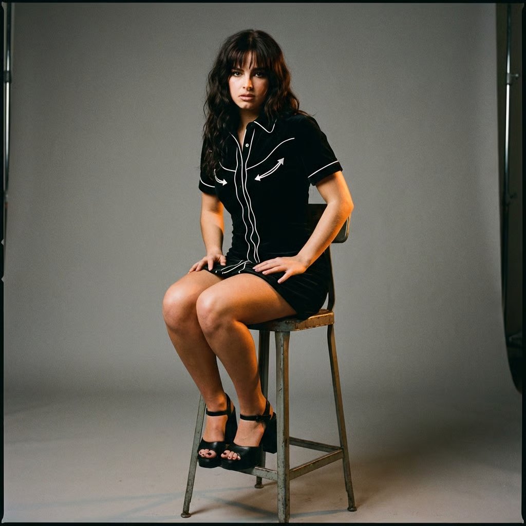 1990s High-Fashion Celebrity Studio Portrait 2