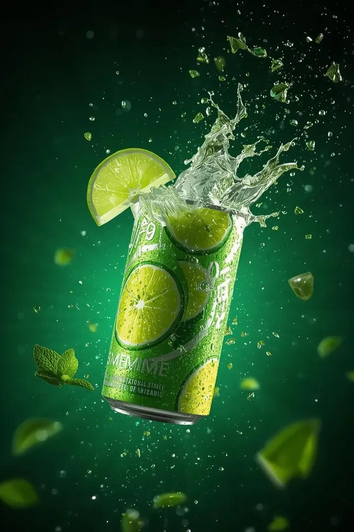 Ultra-Cinematic Beverage Advertising Shot 2