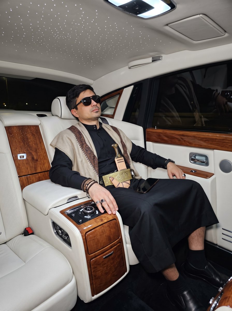 Luxury Limousine Backseat Relaxation 1