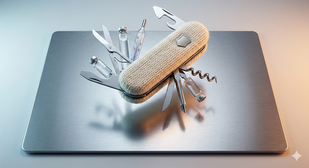 Product Photography Prompt: Swiss Army Knife 1