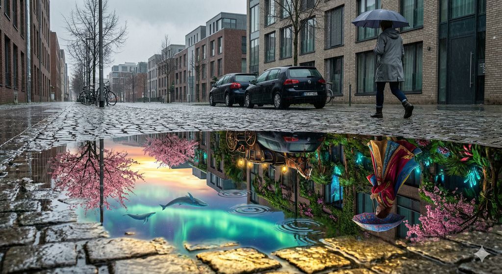 Impossible Reflection - Parallel Reality Puddle 1