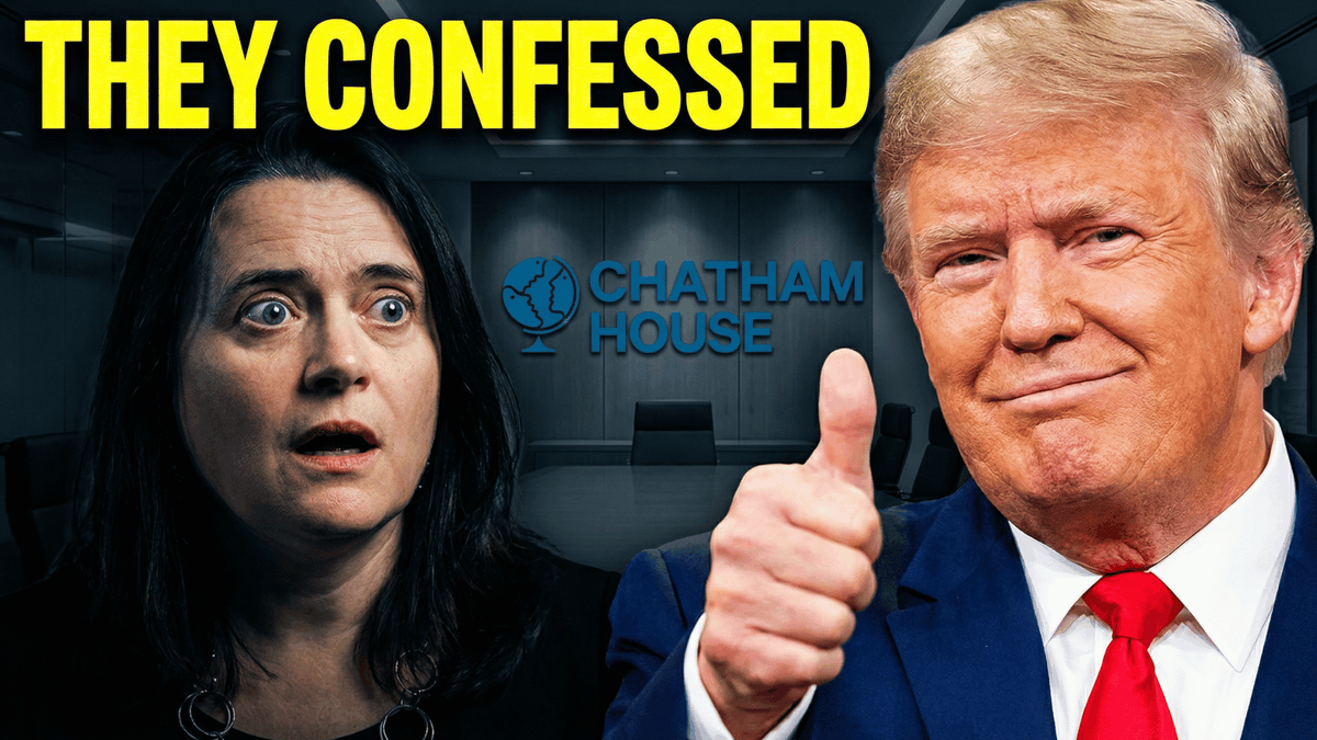 YouTube Thumbnail: Trump vs. Chatham House Reaction