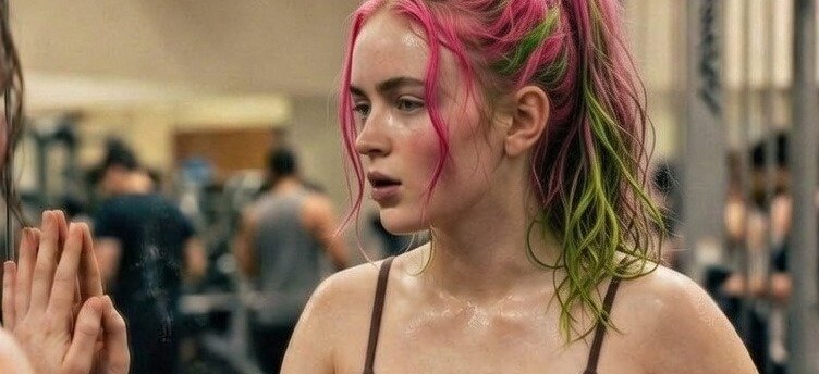Neon Power Workout Portrait 1