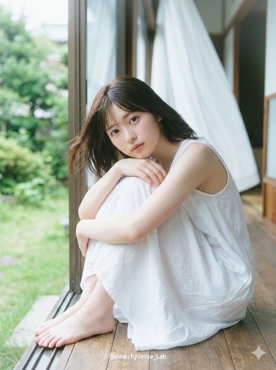 Translucent Airy Japanese Idol Photoshoot 2