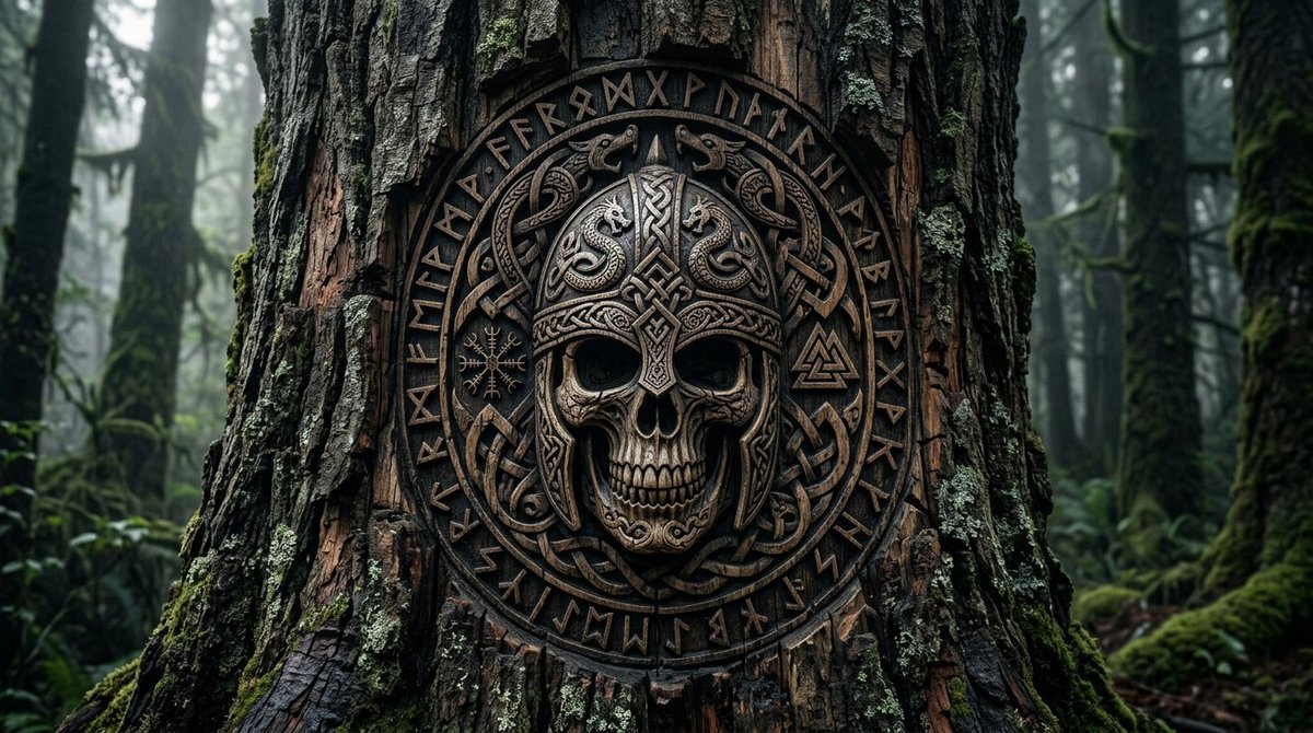 Viking Tree Carvings 4