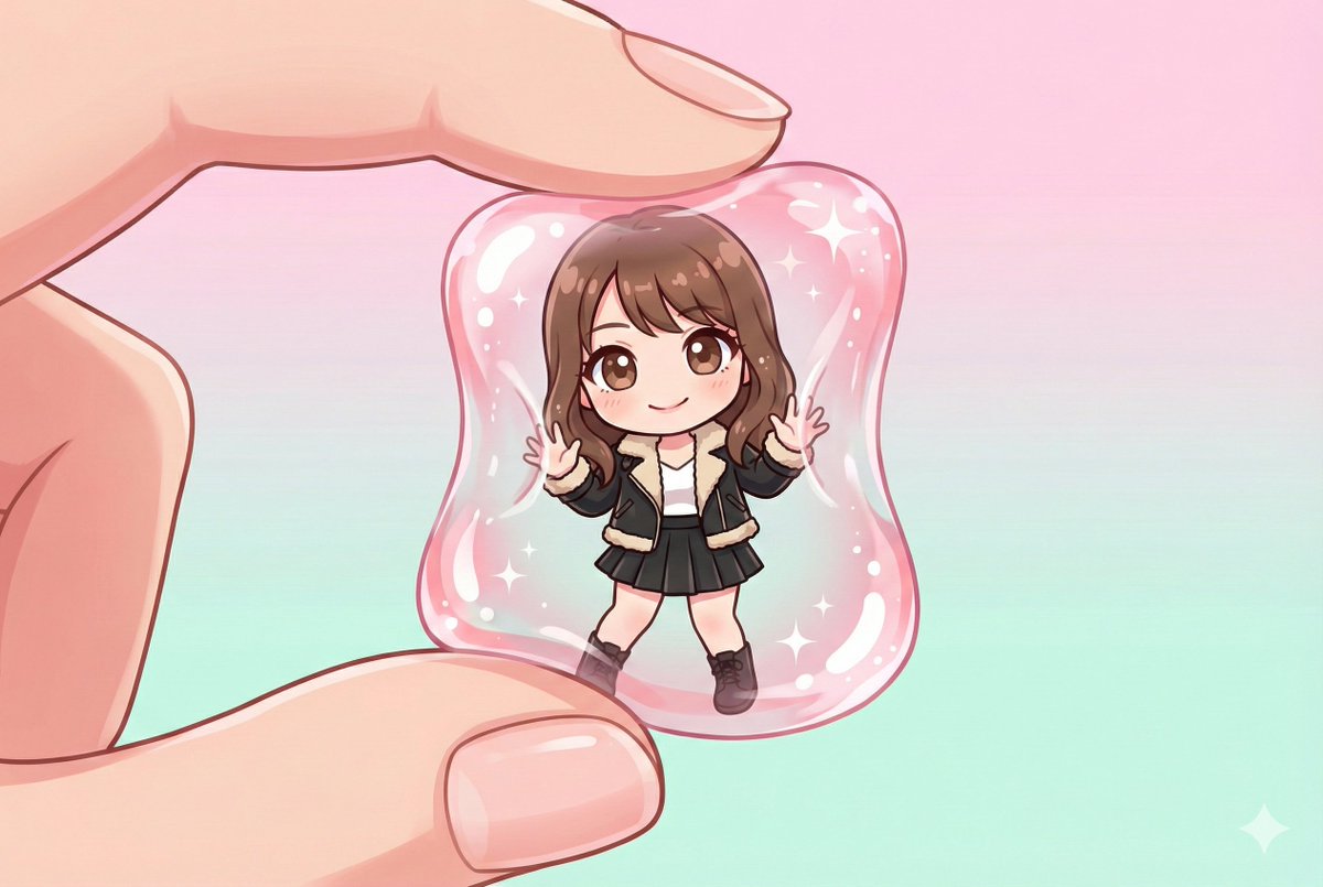 Transparent Gummy Character Encapsulation 2