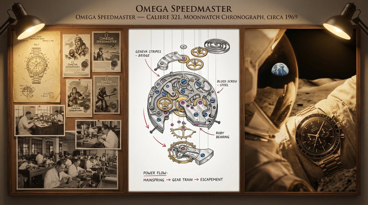 Watchmaker's Documentation Board (Exploded View) 1