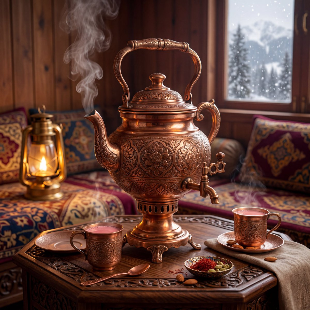 Kashmiri Samawar Luxury Photography 1