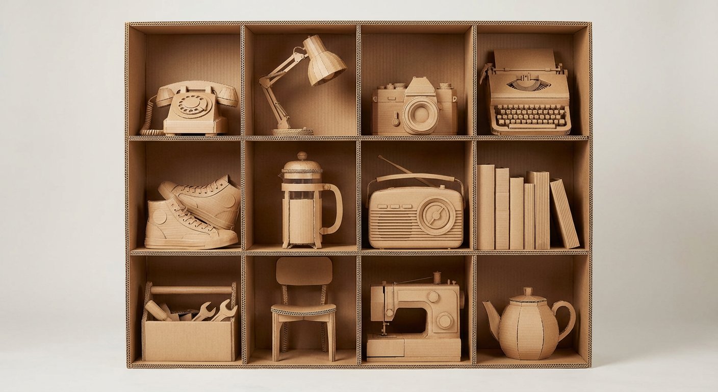 瓦楞纸艺术作品框格展示 3
