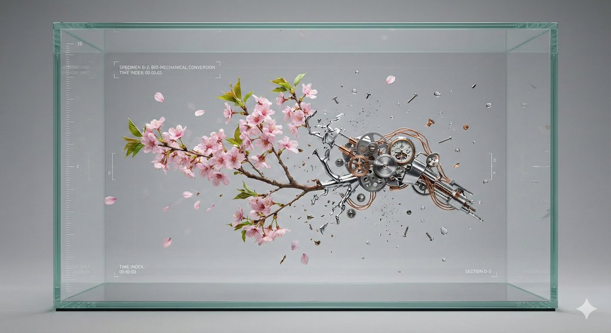 Surreal Abstract Concept Contained in a Display Case 3