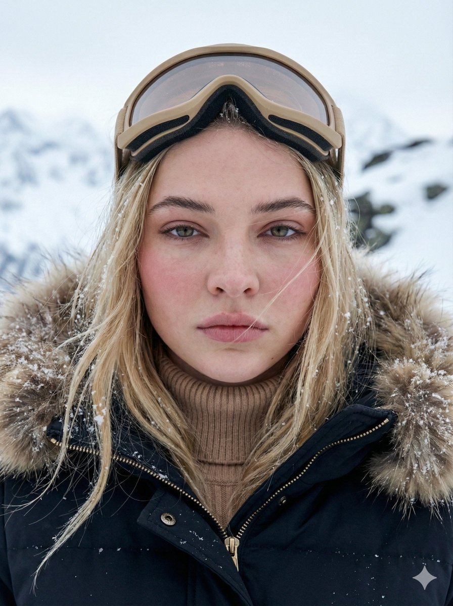 Cinematic Close-up Portrait in Alpine Environment 2