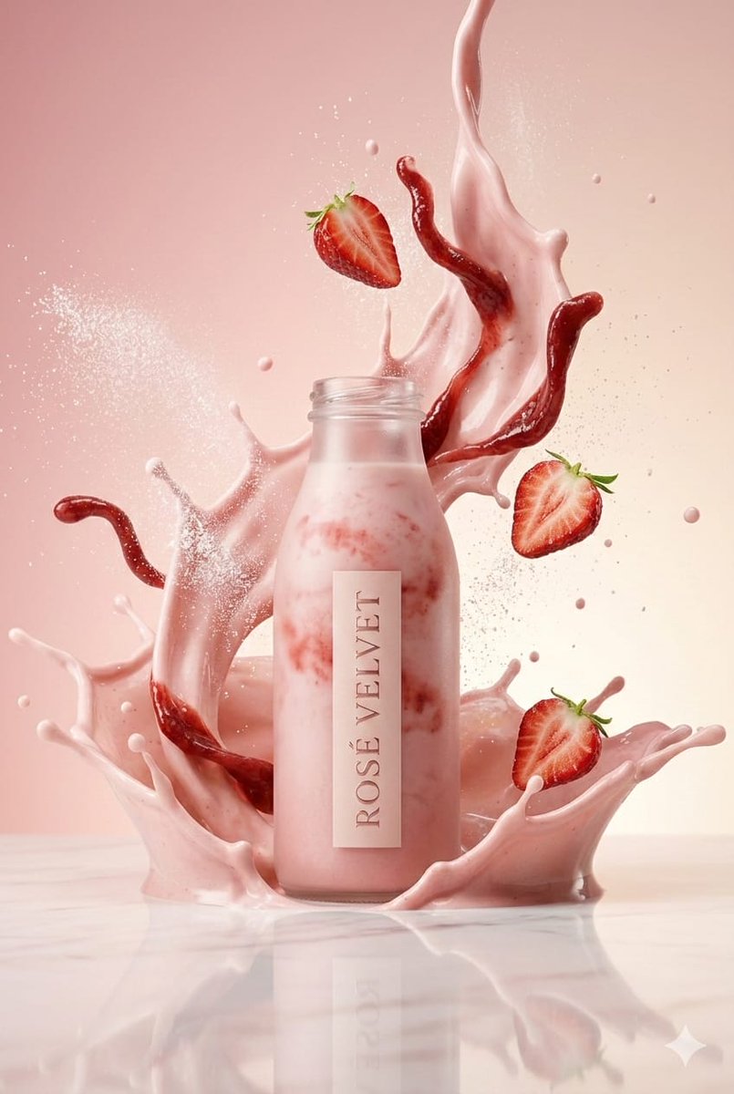 Luxury High-Speed Shake Commercial Photography Prompt 2