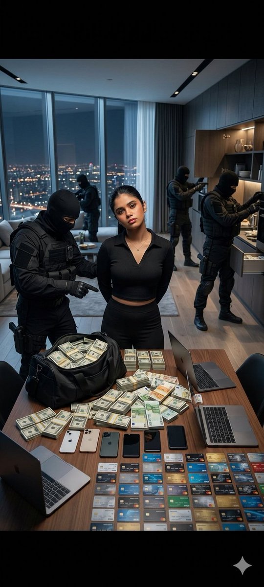 Cinematic police raid scene 1