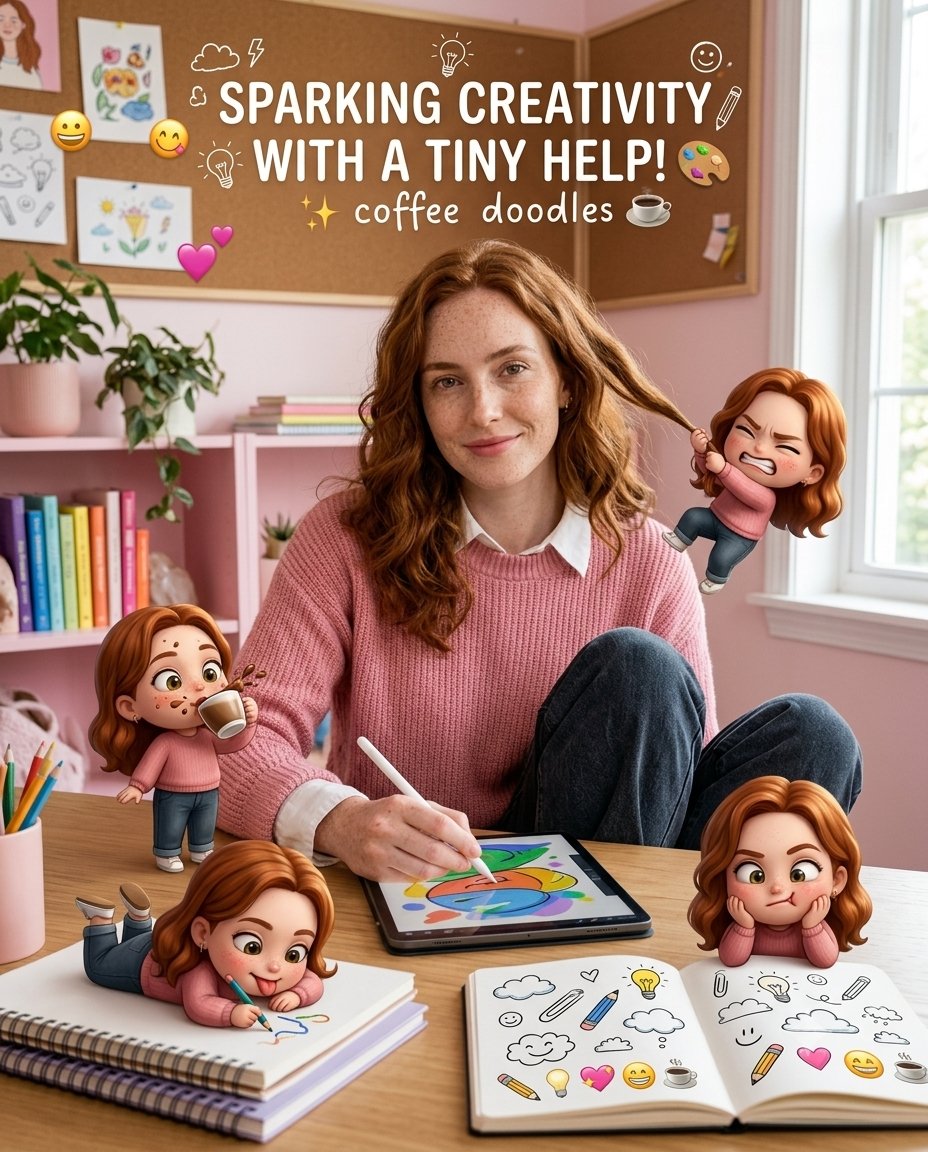 Creative Character in Pink Office 1