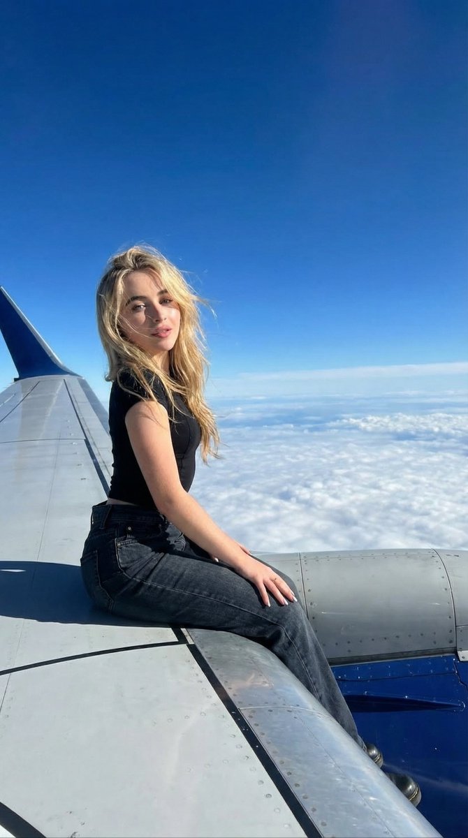 Ultra-Realistic Cinematic Photo of Woman Sitting on an Airplane 2