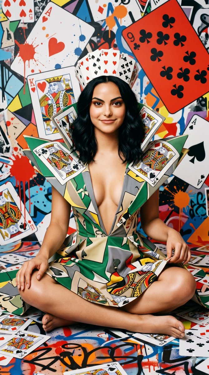 Playing Card Fashion Queen Editorial 3