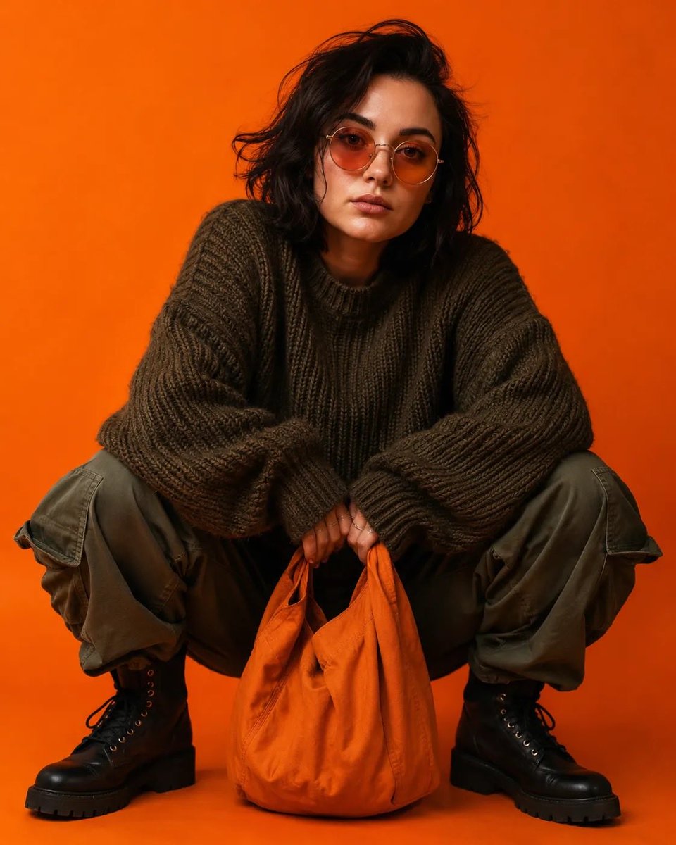 Vibrant Studio Fashion Portrait 2