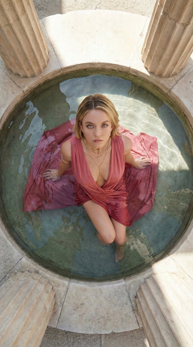 Sydney Sweeney Grecian-Style Editorial 2