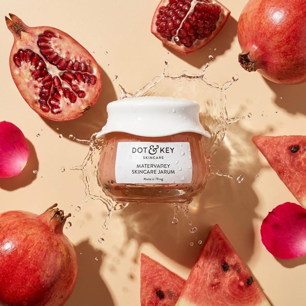 High-End Skincare Product Flat Lay 1