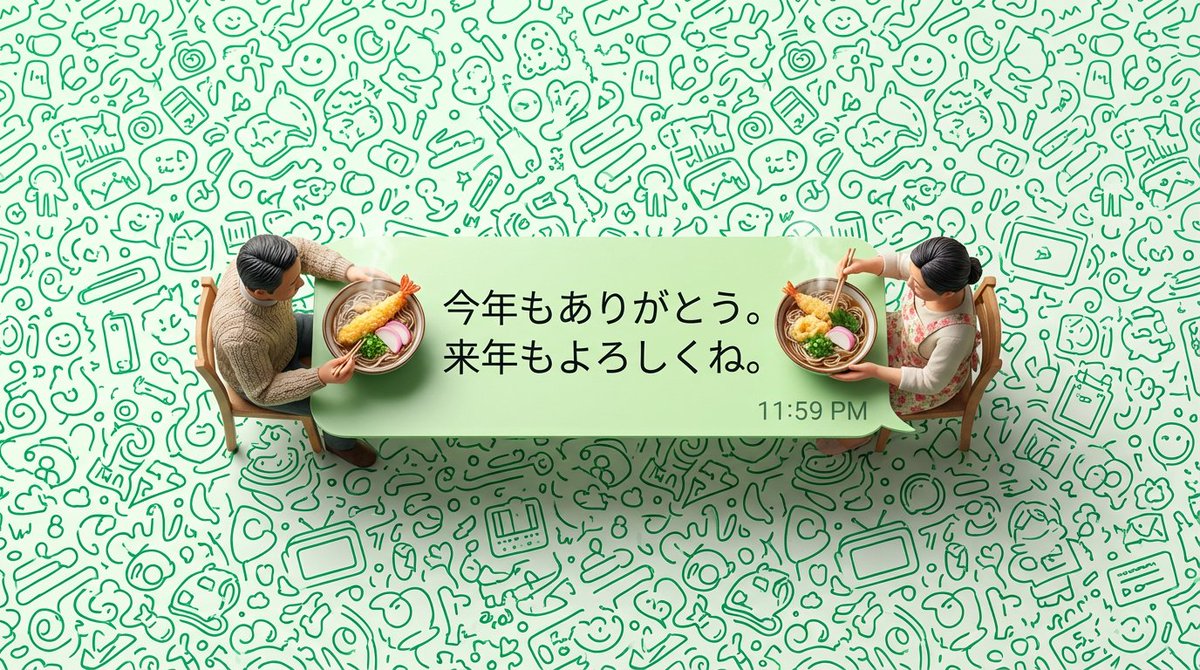New Year's Soba Message Card Prompt 4