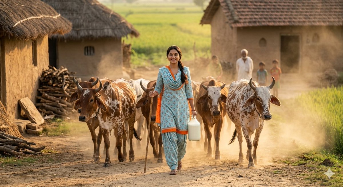 Rustic Rural India Portrait 2
